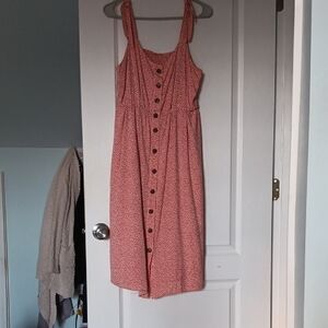 Women's Pink Button-Down Dress - Gap